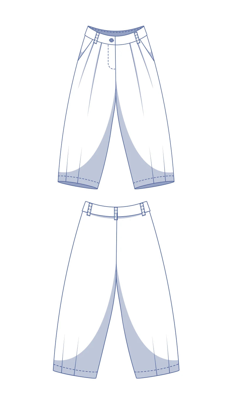 Fibre Mood - KIVA Trousers Sewing Pattern
