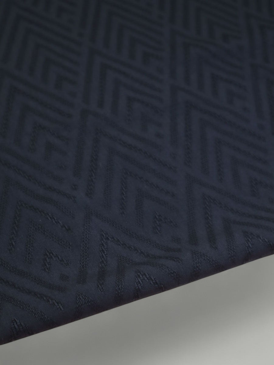 Meet MILK - ALTA Jacquard ECOVERO™ Viscose + Cotton in Dark Navy