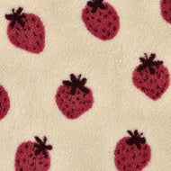 Strawberries Teddy Jacquard Fabric