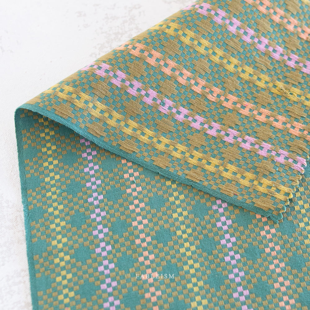 Fableism Supply Co - Lucky Loom Mosaic Melon Yarn Dyed Cotton