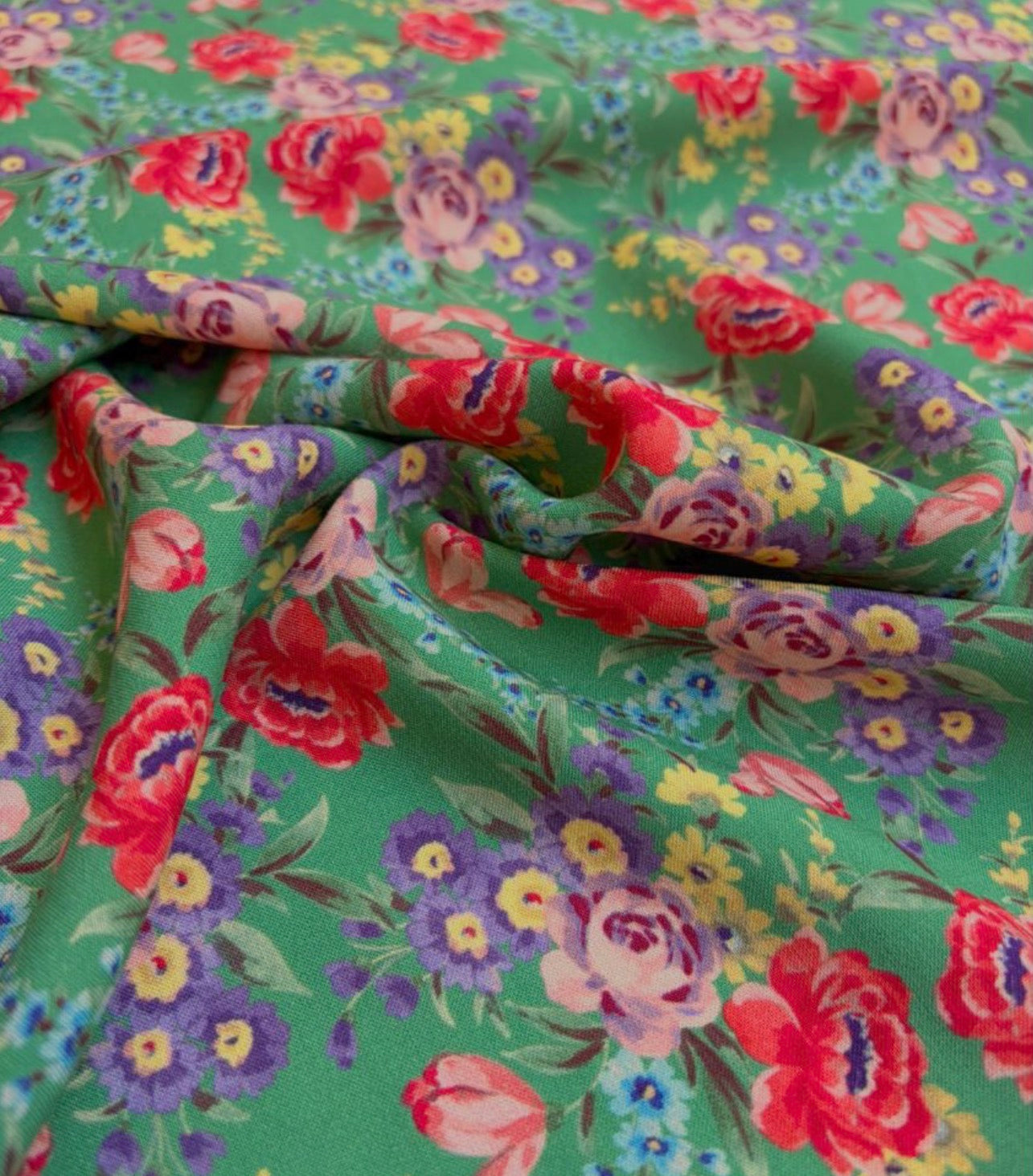 Cousette - The Hour of Roses Viscose Fabric