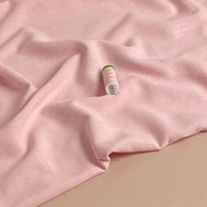 Flow Powder Pink Viscose Linen Blend Dress Fabric