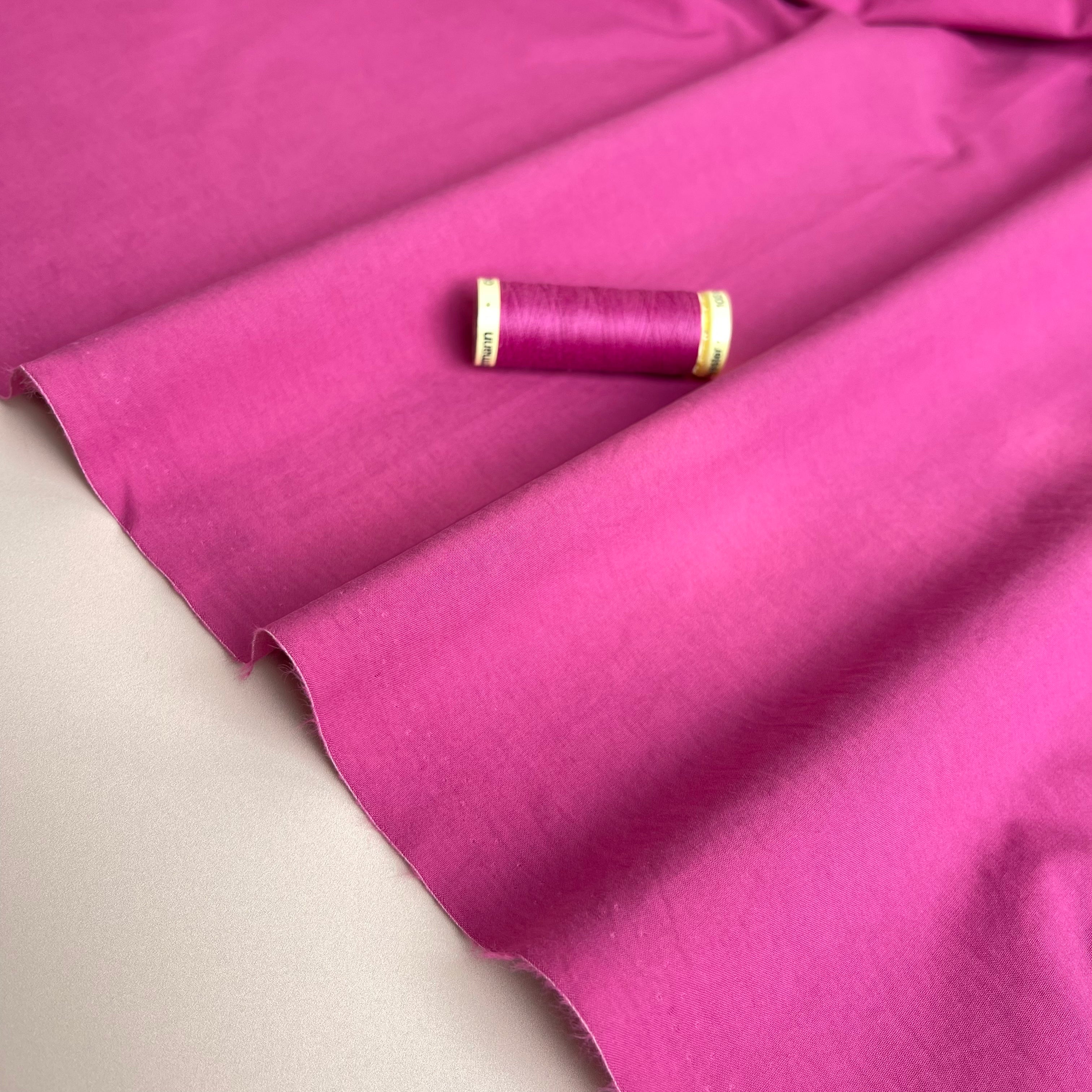 Dressmaking Stonewashed Cotton - Pink
