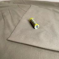 REMNANT 0.50 metre - Biscuit Organic Tubular Cuff Ribbing