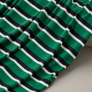 Derby Stripe Ribbed Jersey Frog with TENCEL™ Modal Fibres