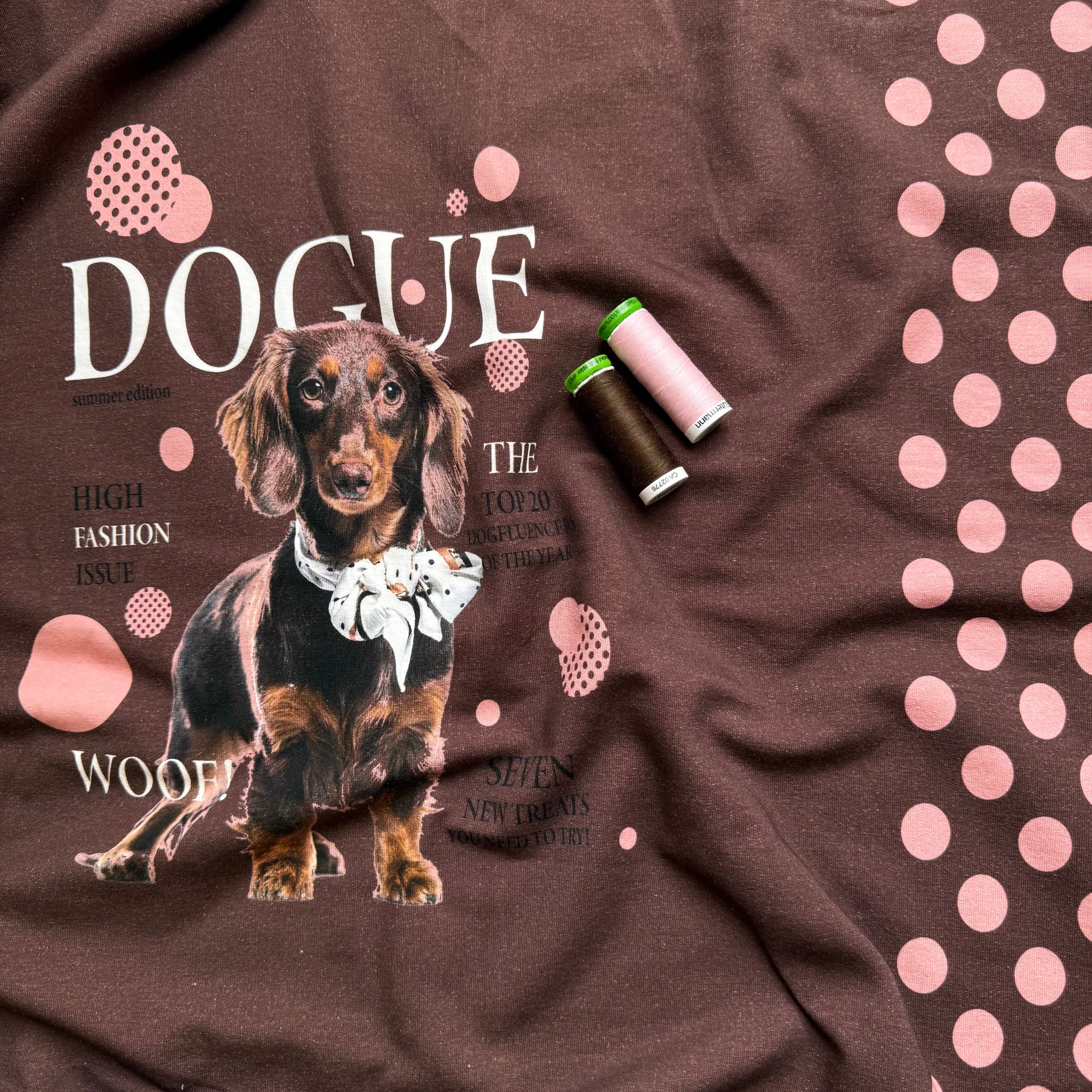 Colour Bundles - Dogue Cotton Sweat shirting & Matching Ribbing