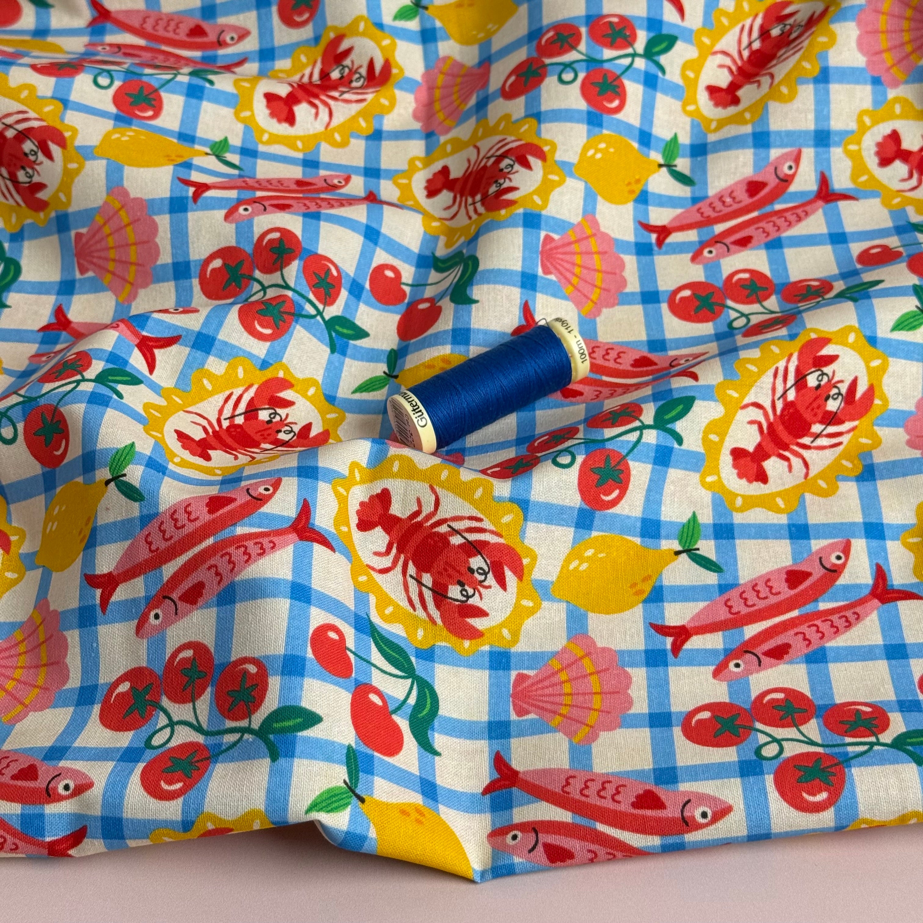 Summer Picnic Soft Cotton Fabric