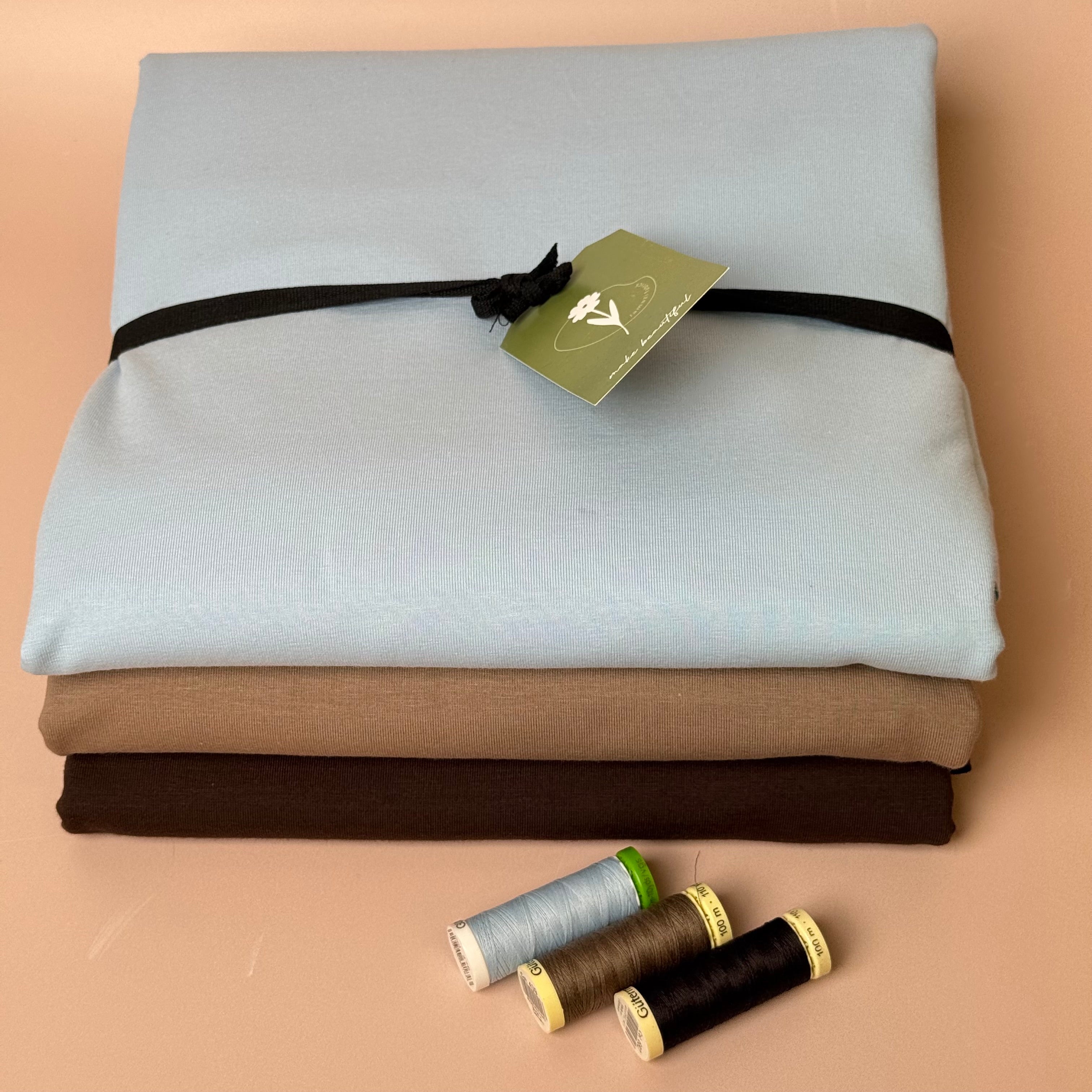 Colour Bundles - Beach Fossils Essential Chic Cotton Jersey Fabrics