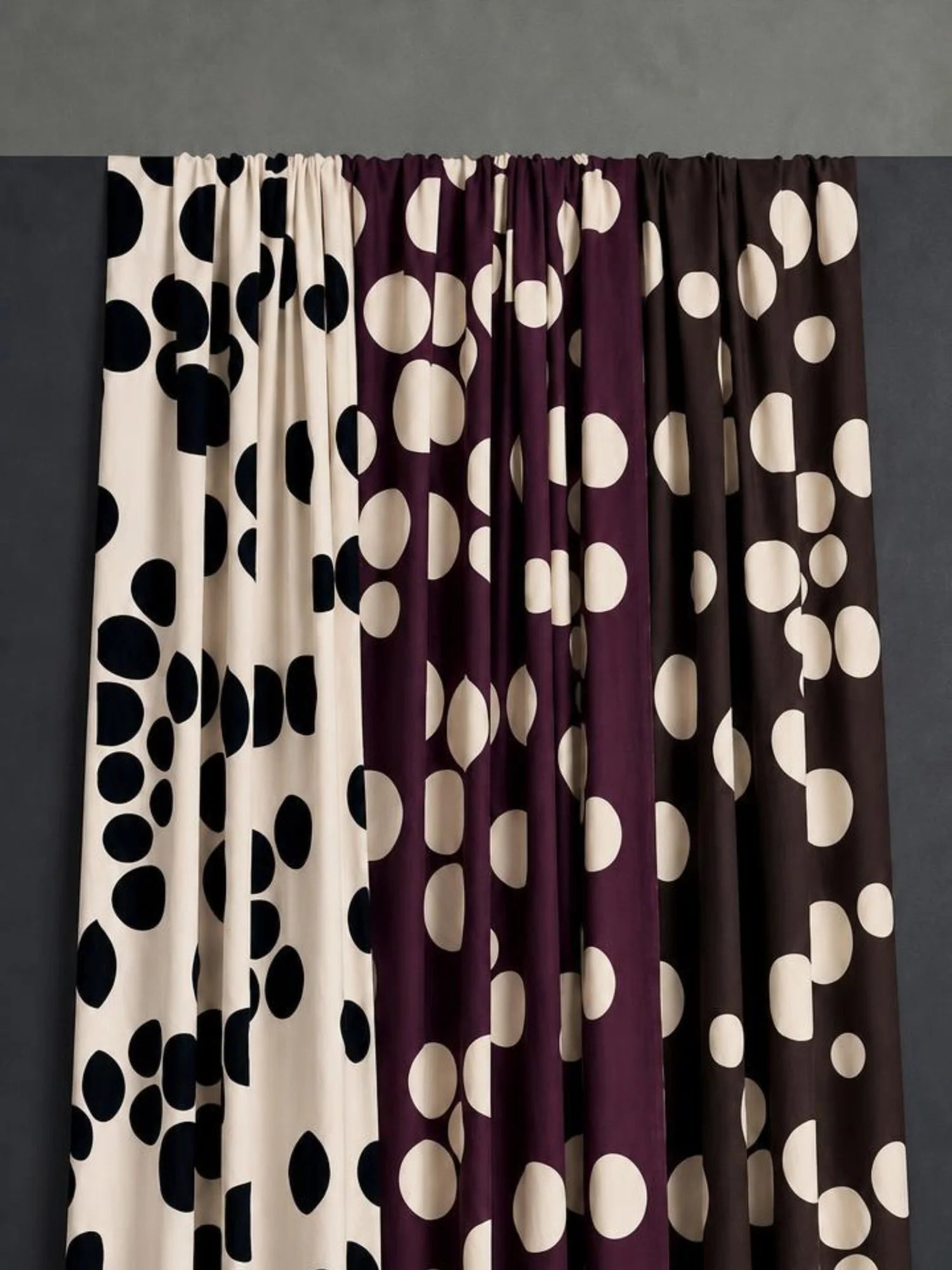Mind The MAKER - About-A-Dot Umber ECOVERO™ Viscose Leia Crepe Fabric