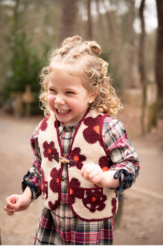 Sewing Kit - Harper Waistcoat in Teddy Fabric (multiple colours for adults & kids)