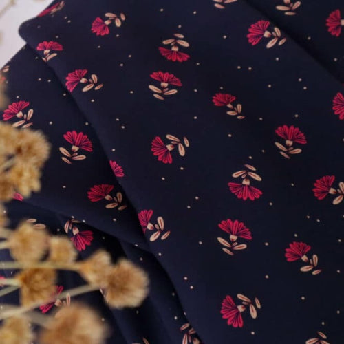 Lise Tailor - Berenice Ink Viscose Fabric (Due by 12 October)