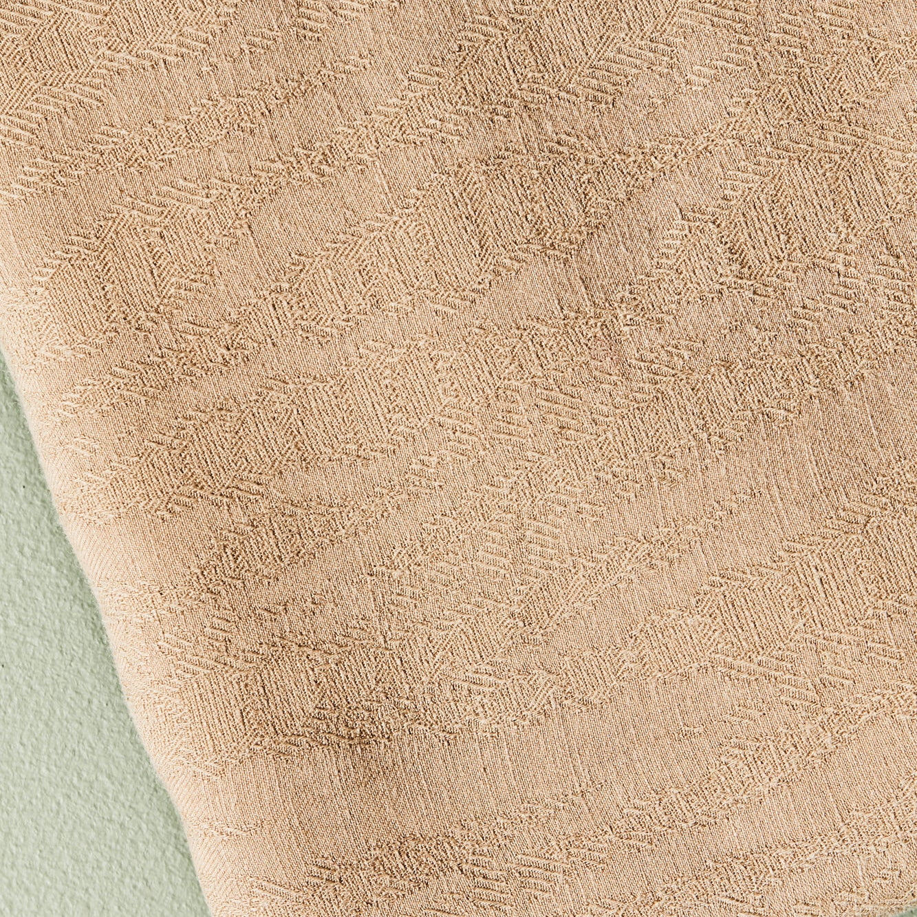 Meet MILK - Warm Sand Hoya Jacquard Linen Blend with TENCEL™ Lyocell fibers