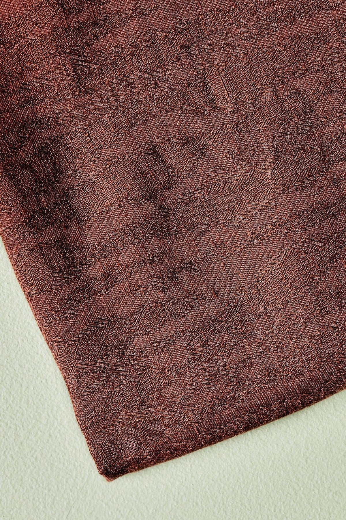 Meet MILK - Pecan Hoya Jacquard Linen Blend with TENCEL™ Lyocell fibers