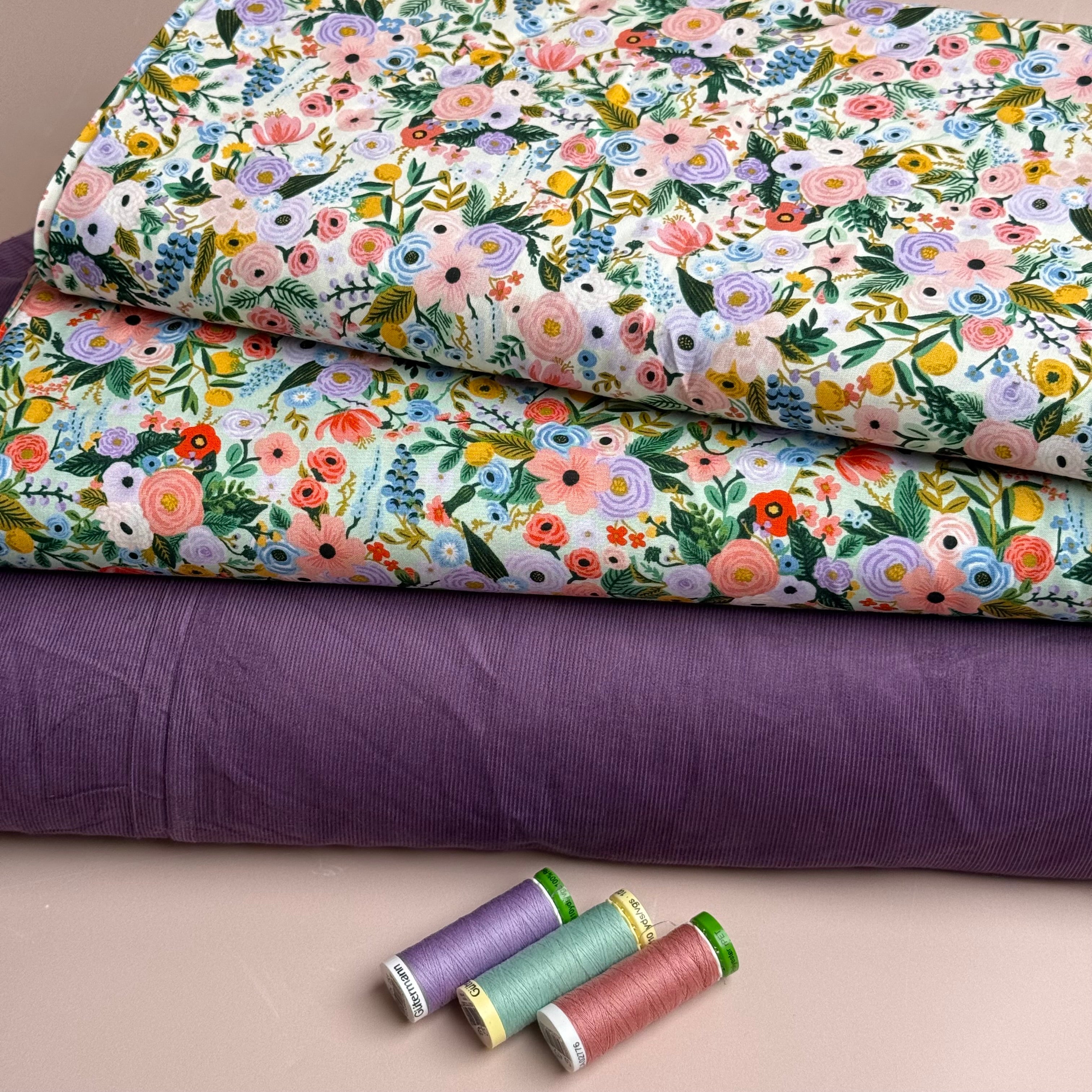 21 Wale Cotton Needlecord in Lavender