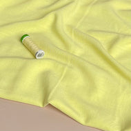 Flow Lemon Viscose Linen Blend Dress Fabric