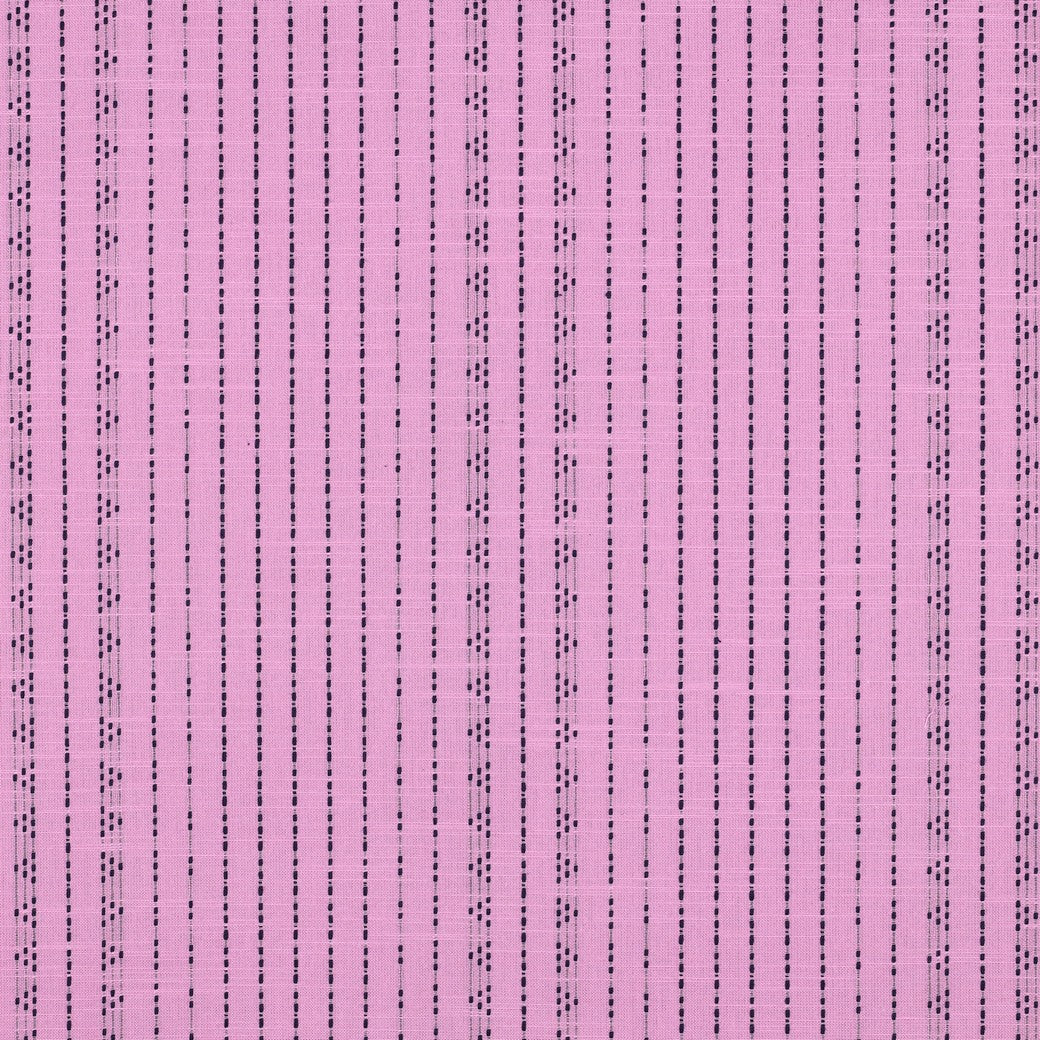 Boho Stripes Pink Yarn Dyed Cotton Jacquard