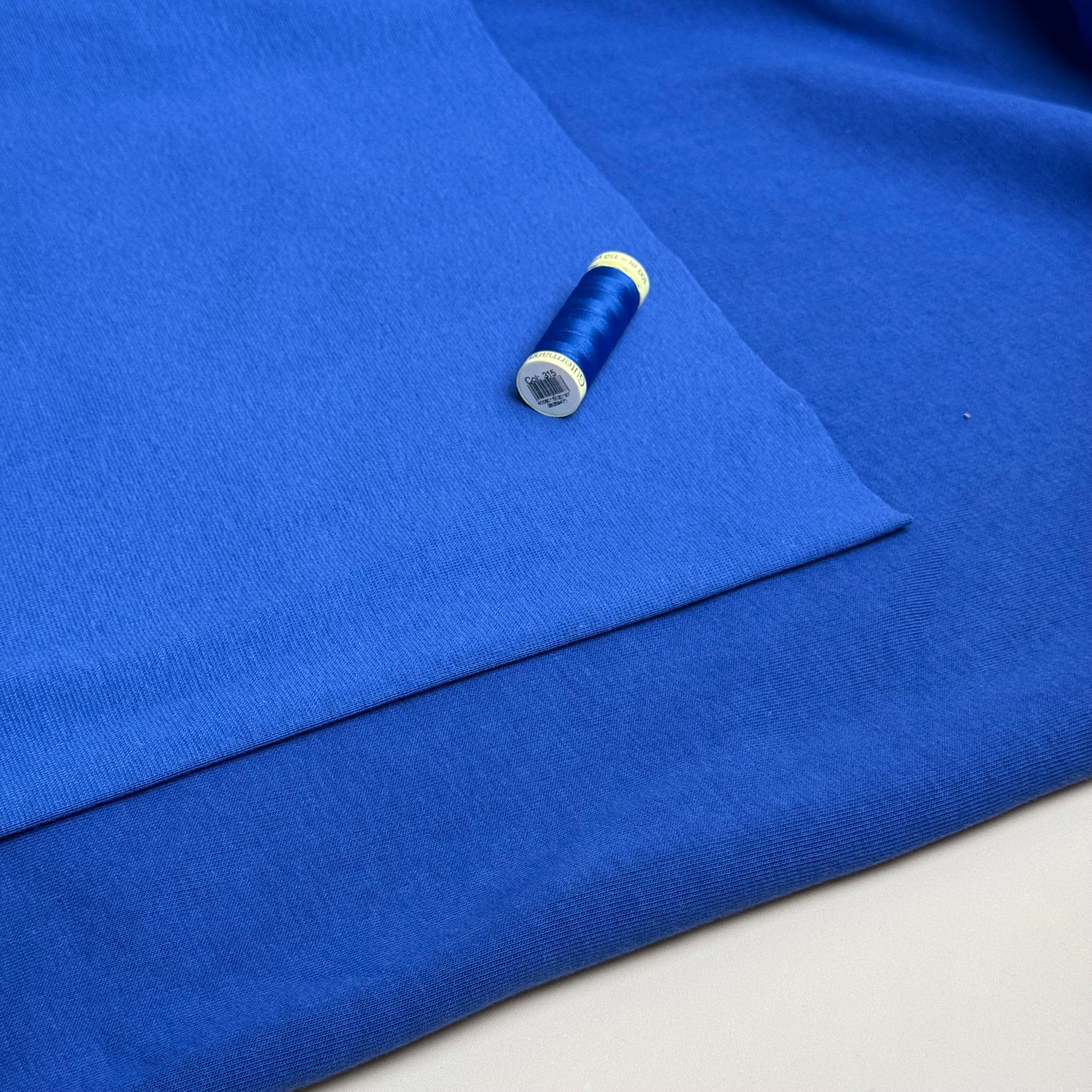 Essential Chic Cobalt Cotton Jersey Fabric