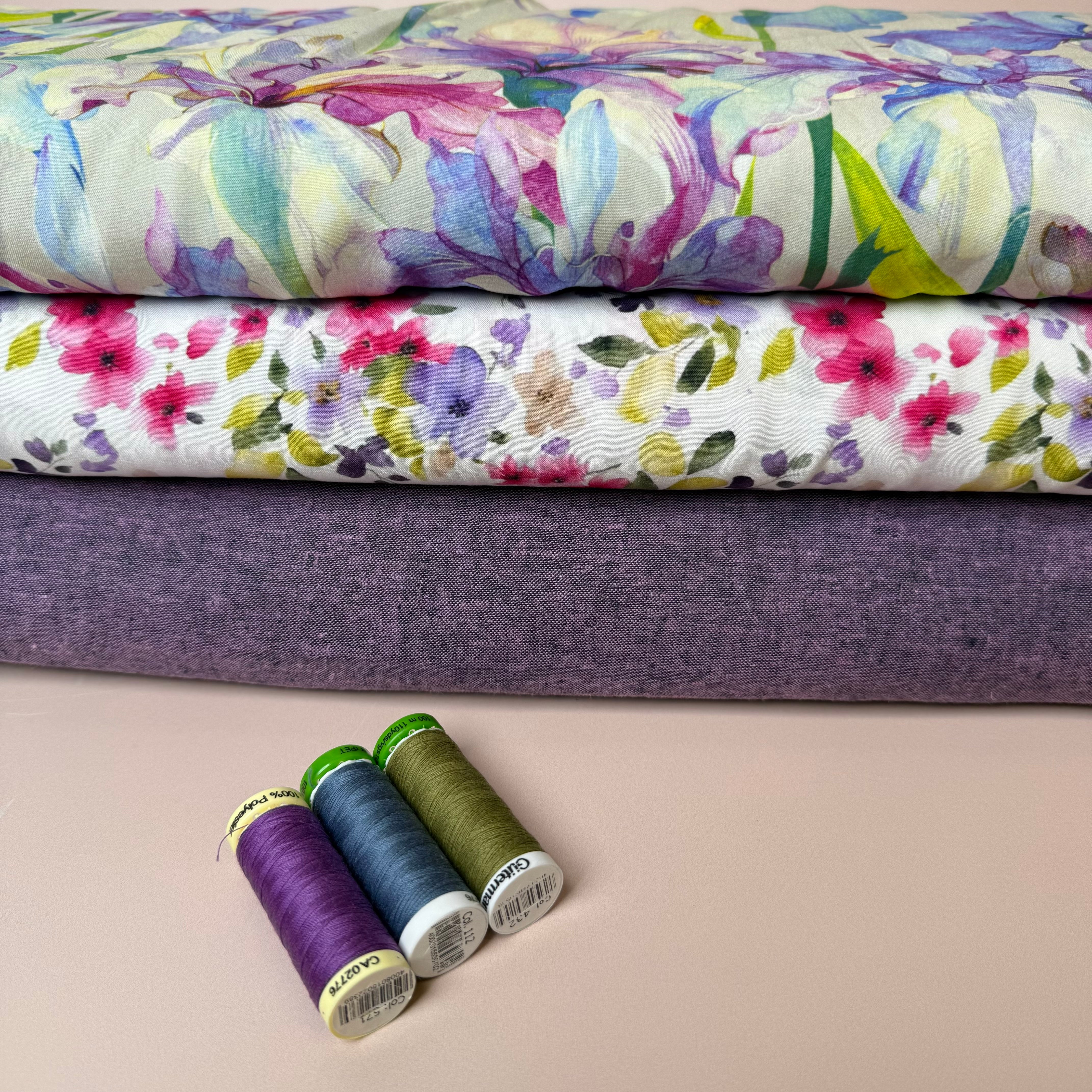 Spring Blooms Viscose Fabric