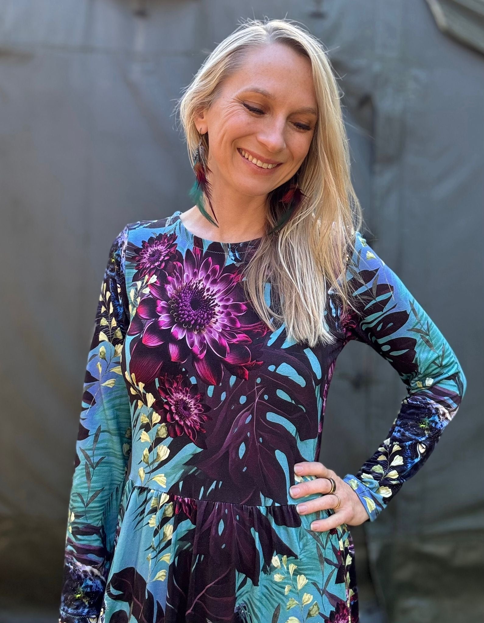 Danish Design - Panther in the Garden ECOVERVO™ Viscose Jersey