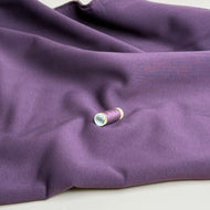 Fleecy Sweat-shirting Fabric in Dark Purple