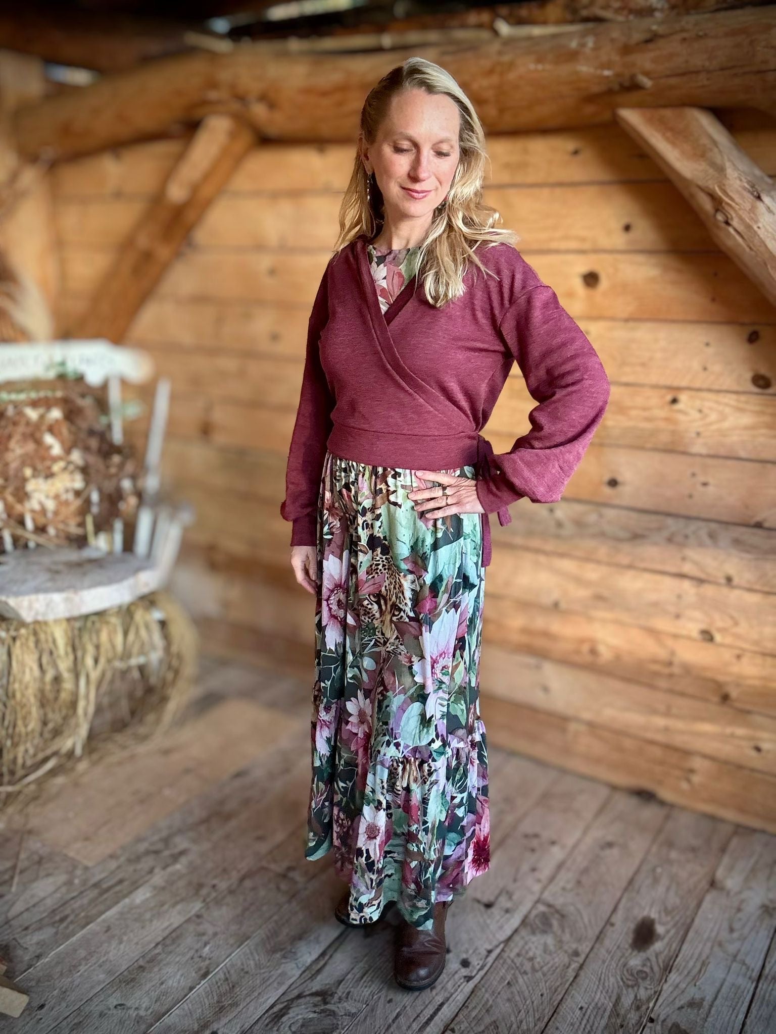 Danish Design - Cheetah in the Garden ECOVERVO™ Viscose Jersey