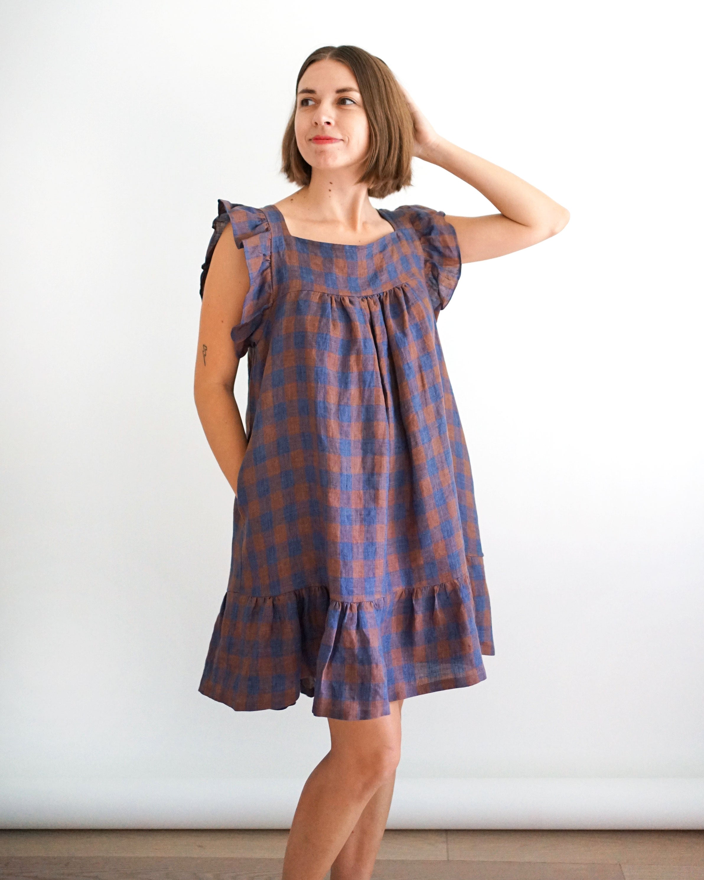 Matchy Matchy Sewing Club - Champagne Field Dress and Top Sewing Pattern