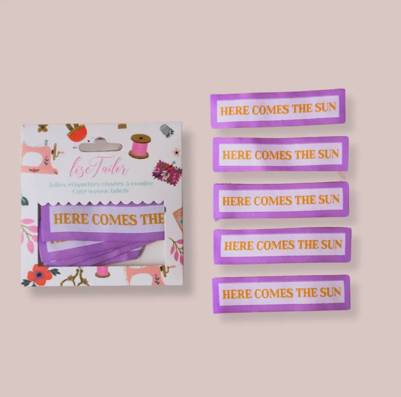 Lise Tailor - Here Comes The Sun - Woven Sewing Labels
