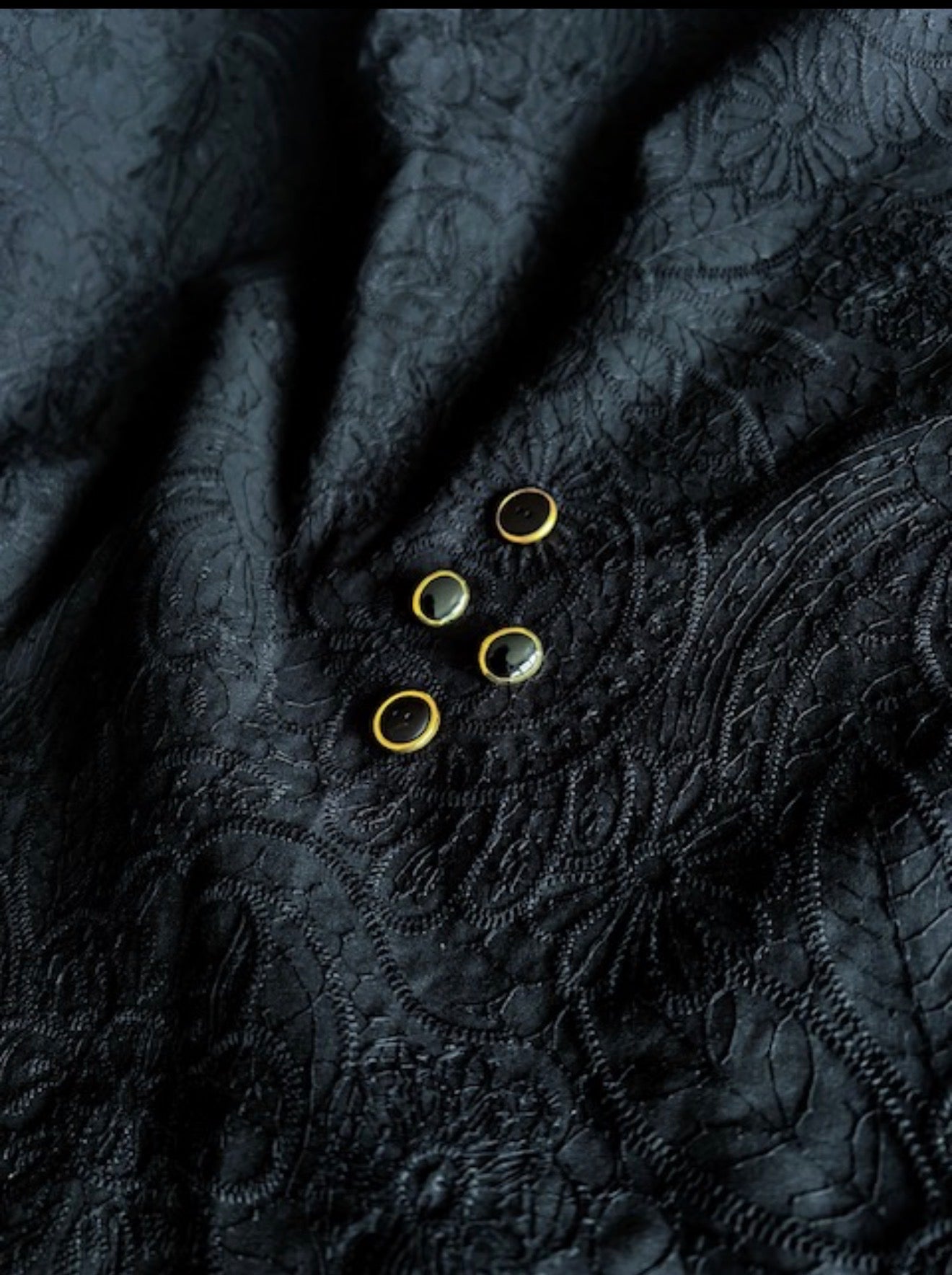 My Dress Made - Luna Scalloped Embroidered Pure Cotton Fabric