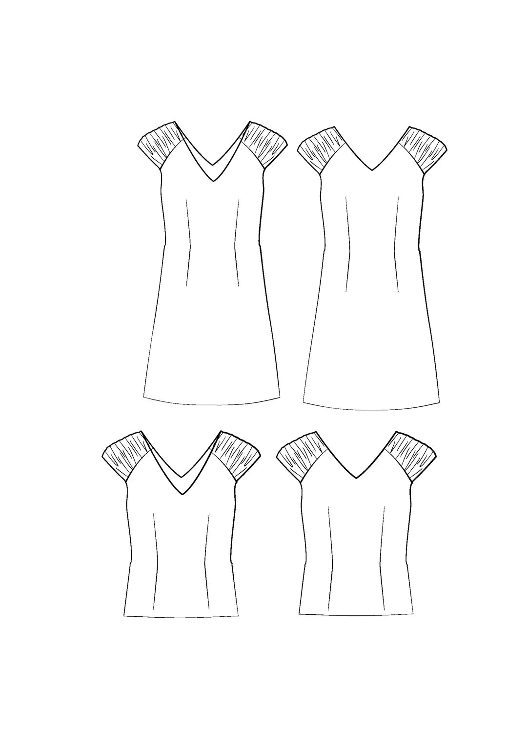 Maison Fauve - PÉTULA Dress and Blouse Paper Sewing Pattern