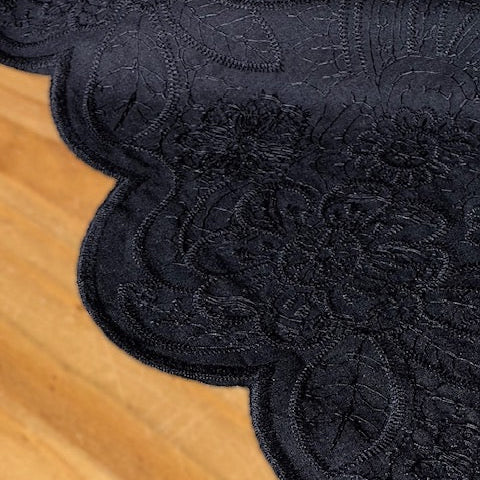 My Dress Made - Luna Scalloped Embroidered Pure Cotton Fabric