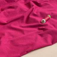 Essential Chic Wine Plain Cotton Jersey Fabric