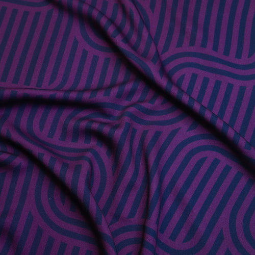 PRE-ORDER - MID SEPTEMBER DELIVERY Mind The MAKER - Ziggy Cerise Viscose Twill with LENZING™ ECOVERO™ fibres