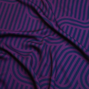 PRE-ORDER - MID SEPTEMBER DELIVERY Mind The MAKER - Ziggy Cerise Viscose Twill with LENZING™ ECOVERO™ fibres