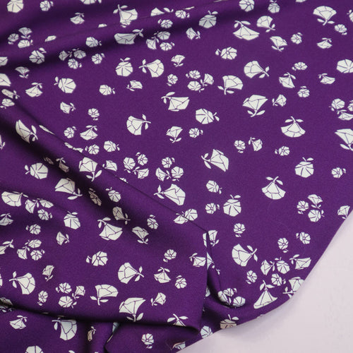 PRE-ORDER - MID SEPTEMBER DELIVERY Mind The MAKER - Puff Viscose Twill with LENZING™ ECOVERO™ fibres