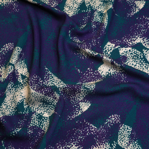 PRE-ORDER - MID SEPTEMBER DELIVERY Mind The MAKER - Bree Teal Viscose Twill with LENZING™ ECOVERO™ fibres