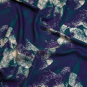 PRE-ORDER - MID SEPTEMBER DELIVERY Mind The MAKER - Bree Teal Viscose Twill with LENZING™ ECOVERO™ fibres