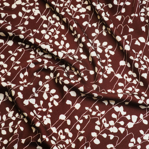 PRE-ORDER - MID SEPTEMBER DELIVERY Mind The MAKER - Goya Rust Viscose Twill with LENZING™ ECOVERO™ fibres