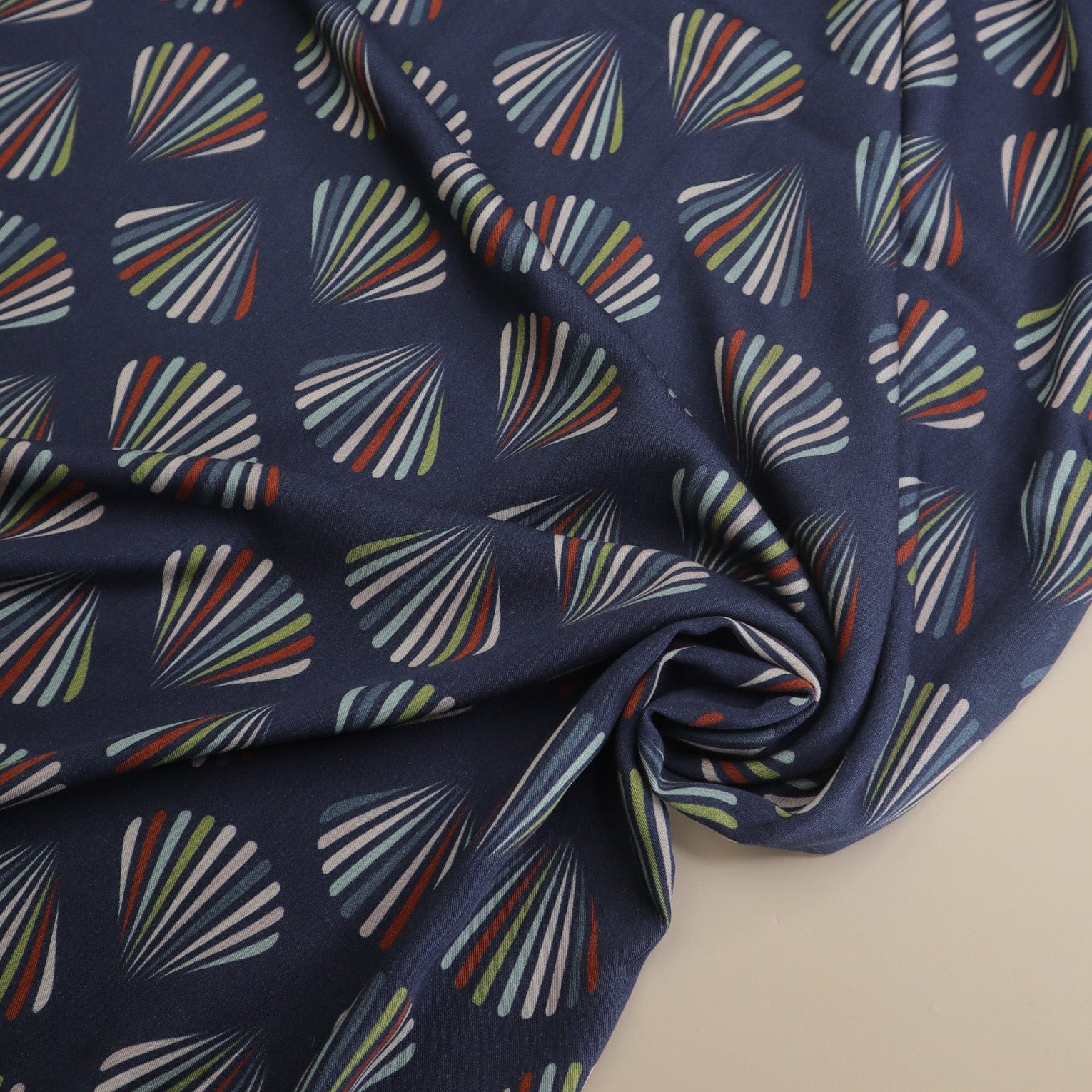 Mind The MAKER - Fanny Indigo Night Viscose Twill with LENZING™ ECOVERO™ fibres