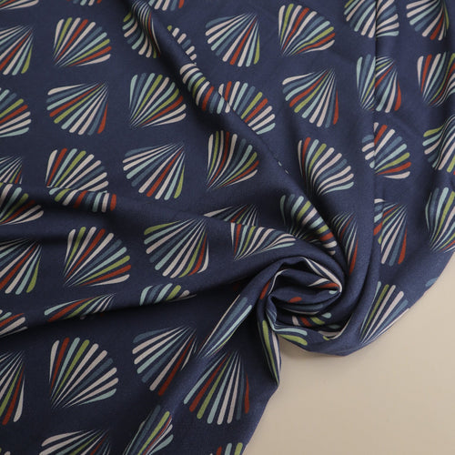Mind The MAKER - Fanny Indigo Night Viscose Twill with LENZING™ ECOVERO™ fibres