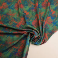 REMNANT 1.58 Metres - Mind The MAKER - Eden Khaki Viscose Twill with LENZING™ ECOVERO™ fibres