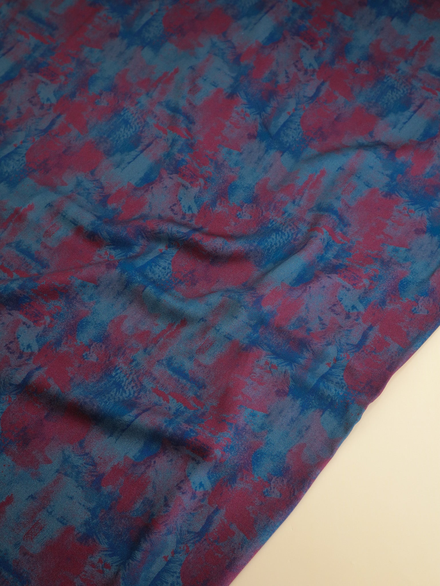 REMNANT 0.35 Metre - Mind The MAKER - Eden Storm Viscose Twill with LE ...