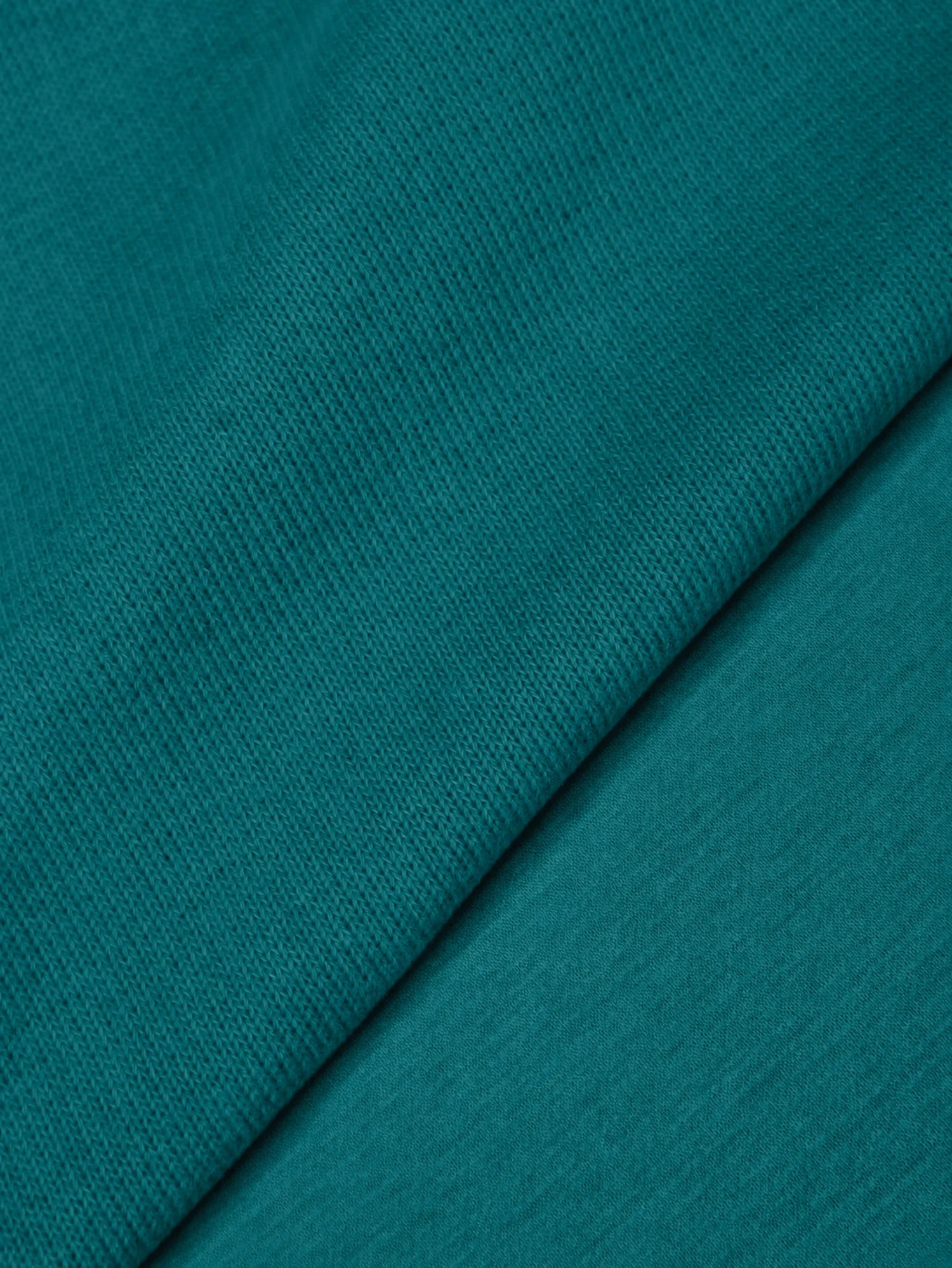 Mind The MAKER - Vento Organic Cotton Brushed Knit in Lagoon