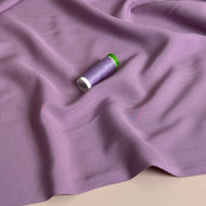 Elegance Lilac Plain ECOVERO Viscose Fabric