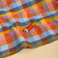 Fableism Supply Co - Fine and Dandy Cornucopia Happy Checkers Reversible Cotton