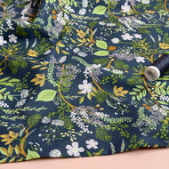 Rifle Paper Co - Juniper Forest in Evergreen Cotton Fabric from English Rose