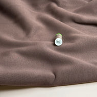 Fleecy Sweat-shirting Fabric in Dark Brown