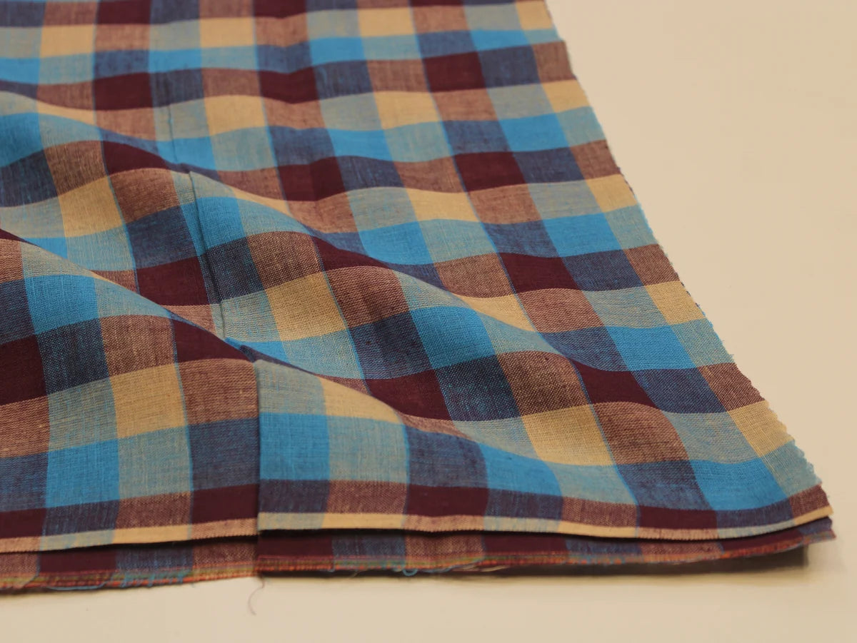 Coast Pure Cotton Handloom Madras Small Check