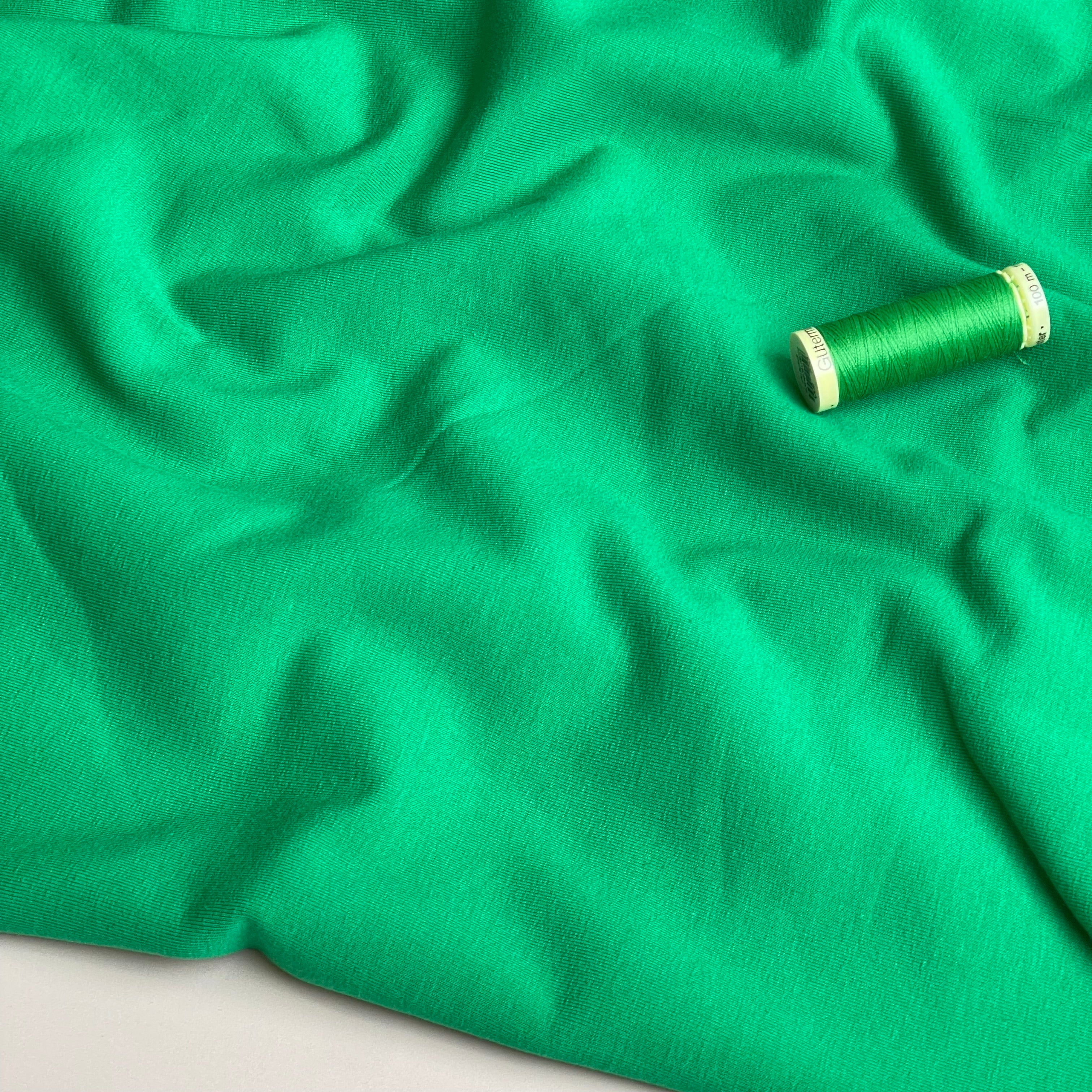 Brushed Sweat-shirting in Emerald