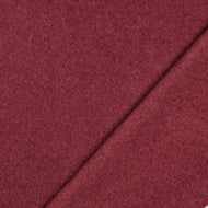 Pure Organic Cotton Fleece in Burgundy Melange