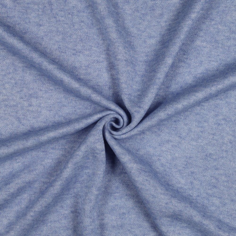 Snug Viscose Blend Sweater Knit in Hydrangea Blue